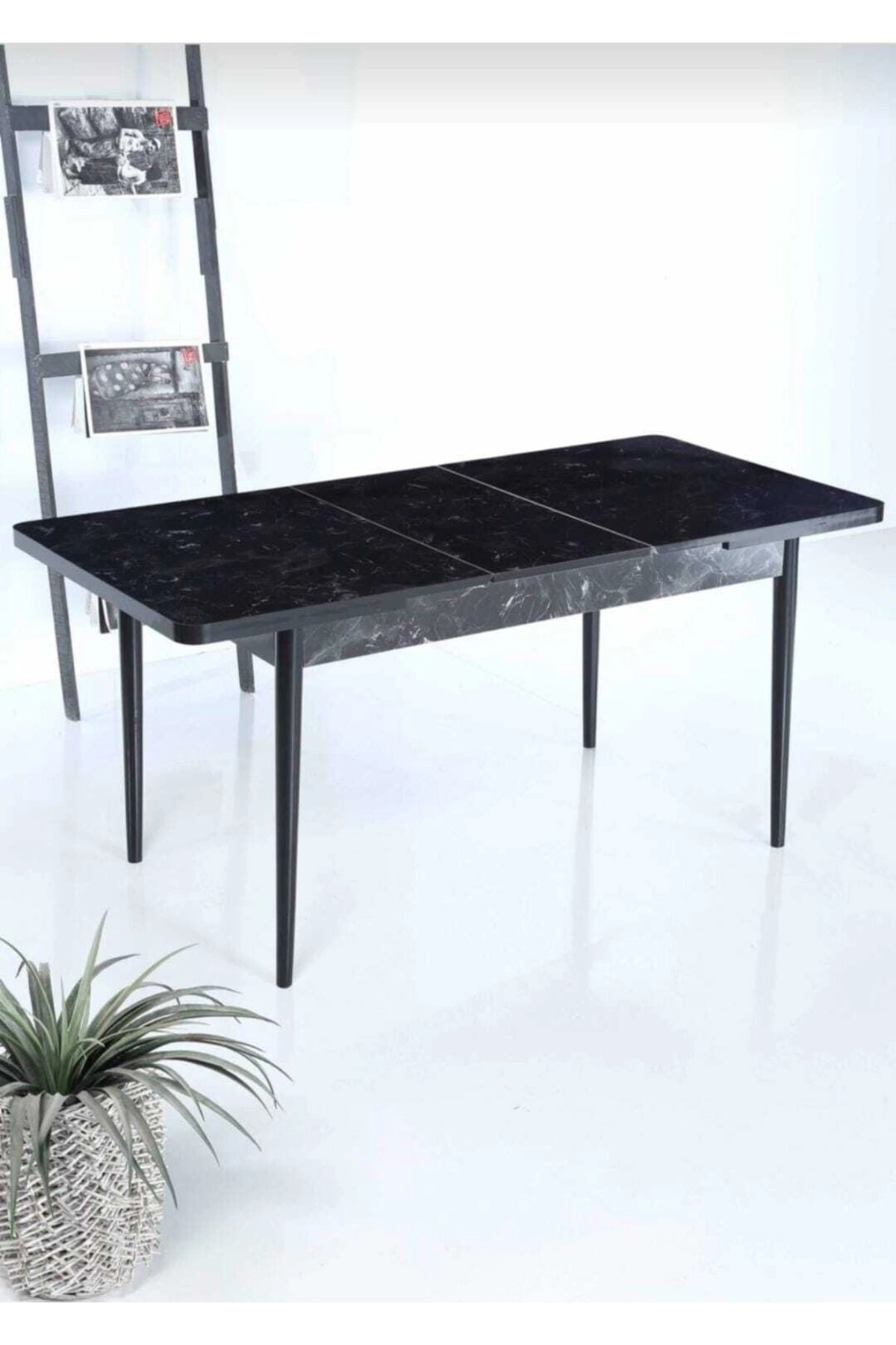 6 Kişilik Açılır Masa Sandalye Mutfak Salon Yemek Masası Takımı-2