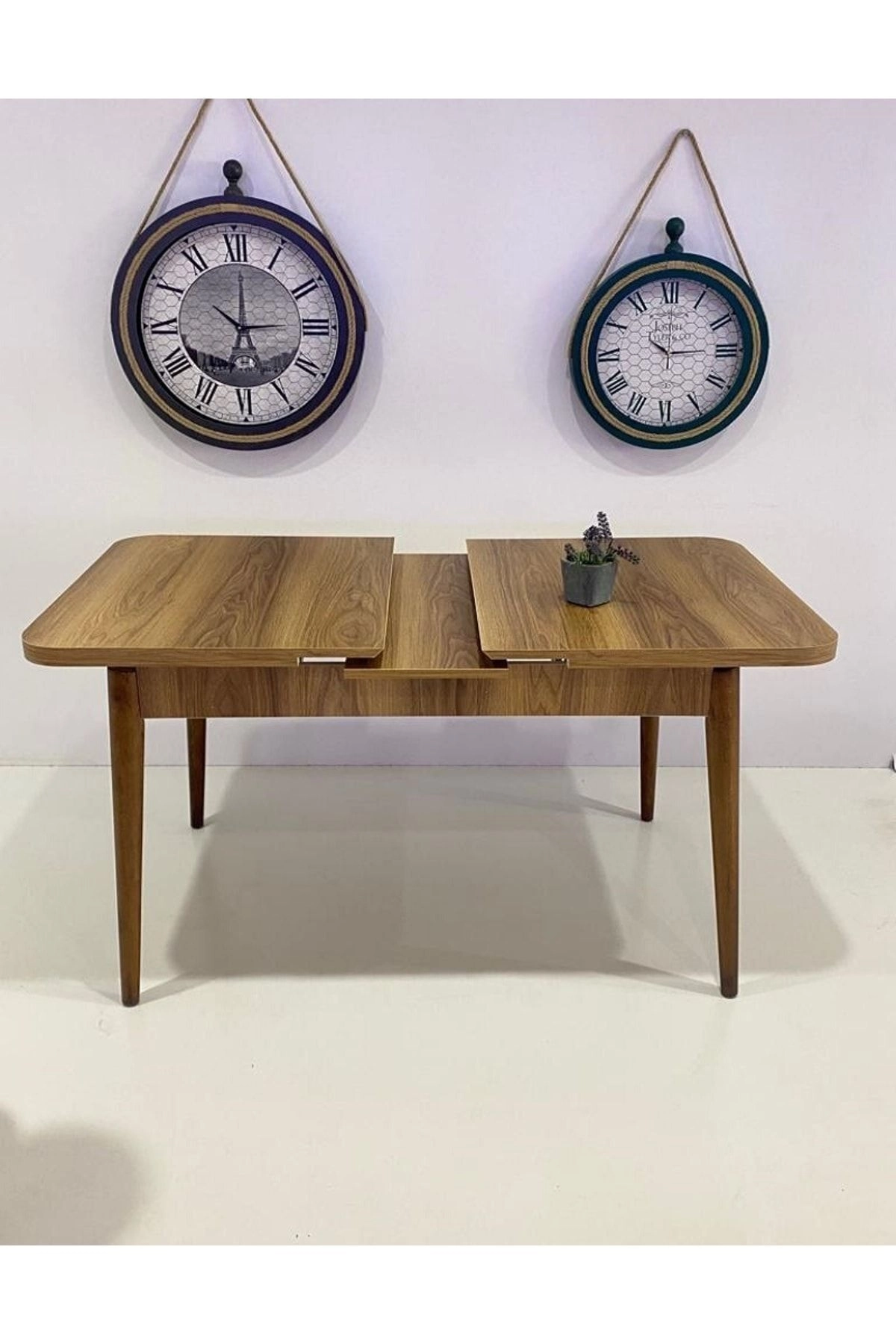 6 Kişilik Açılır Masa Sandalye Takımı Mutfak Masası Takımı Salon Masası Yemek Masası Masa Takımı-1