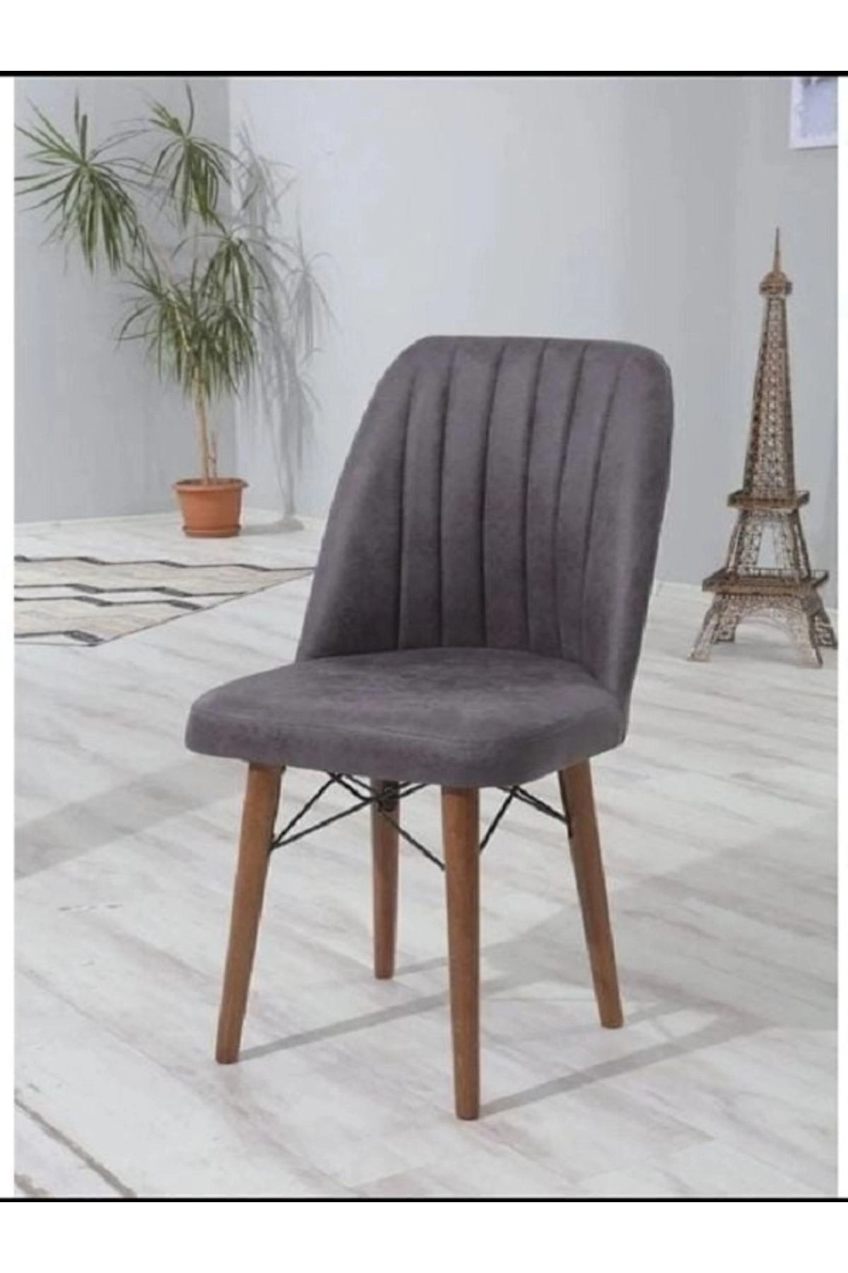 6'lı Mutfak Sandalyesi Salon Sandalyesi Yemek Odası Sandalyesi 6 Adet Sandalye Cafe Restaurant-1