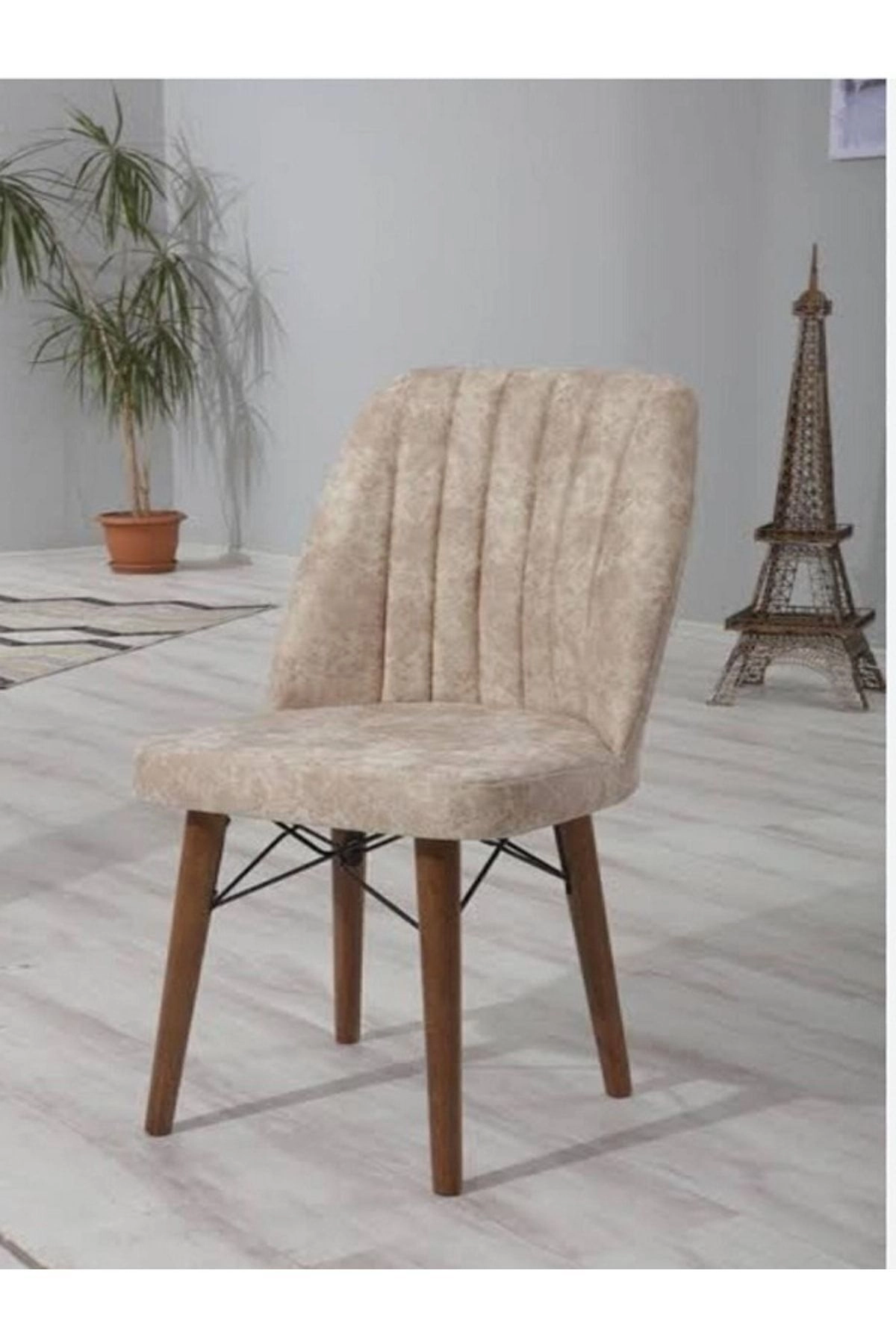 6'lı Mutfak Sandalyesi Salon Sandalyesi Yemek Odası Sandalyesi 6 Adet Sandalye Cafe Restaurant-1