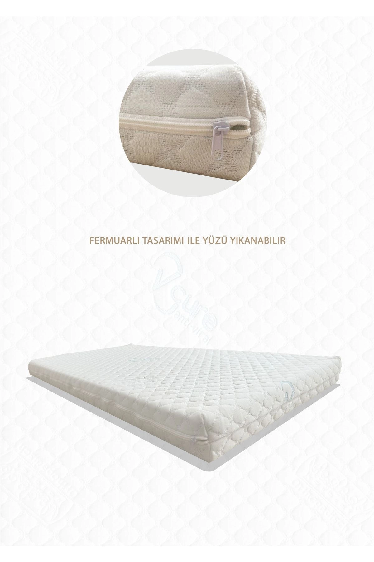 60x120 Karyolaya, Beşiğe Uyumlu Sünger Bebek Yatağı-1