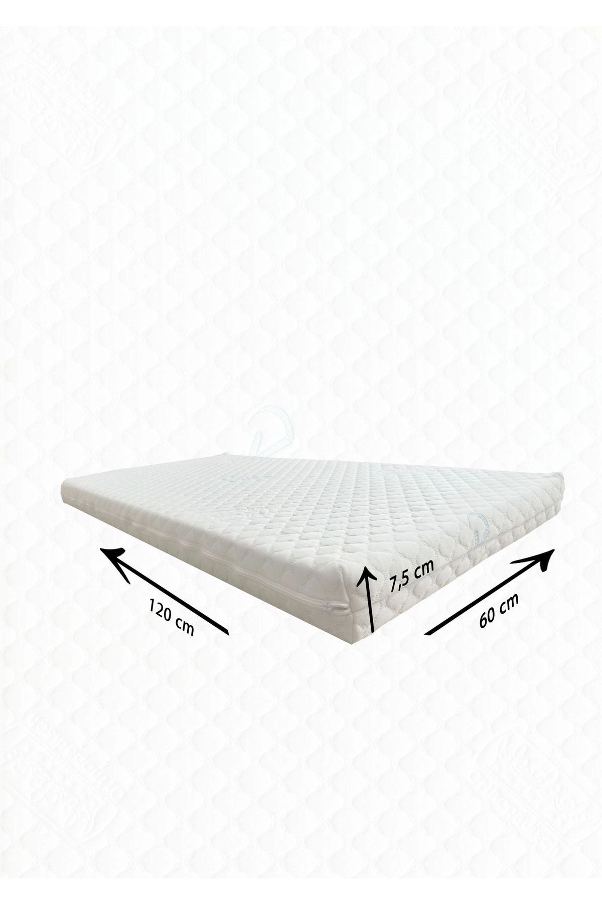 60x120 Karyolaya, Beşiğe Uyumlu Sünger Bebek Yatağı-2