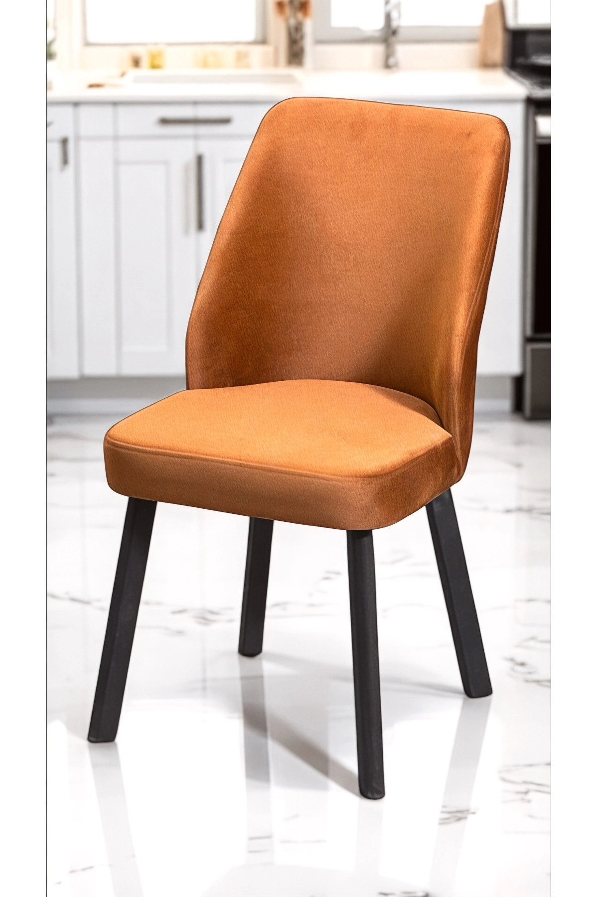 8 Adet Leksus Sandalye Mutfak Cafe Restaurant Proje Metal Lüks Sandalye-1