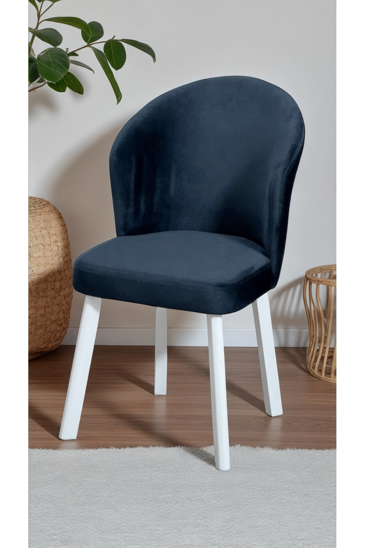 8 Adet Midye Sandalye Mutfak Cafe Restaurant Proje Metal Lüks Sandalye-1