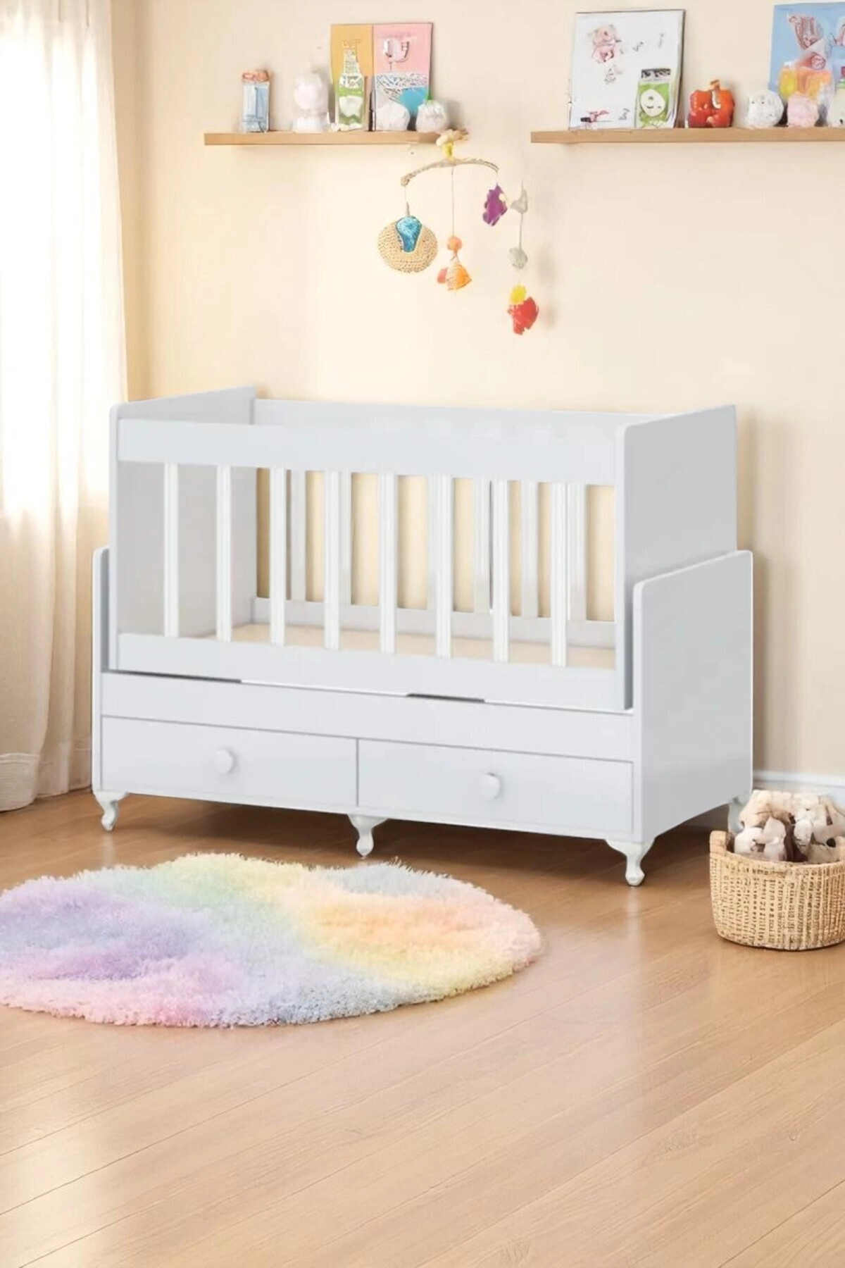 Anne Yanı, Çekmeceli, Sallanır Beşik 60 X 120-1