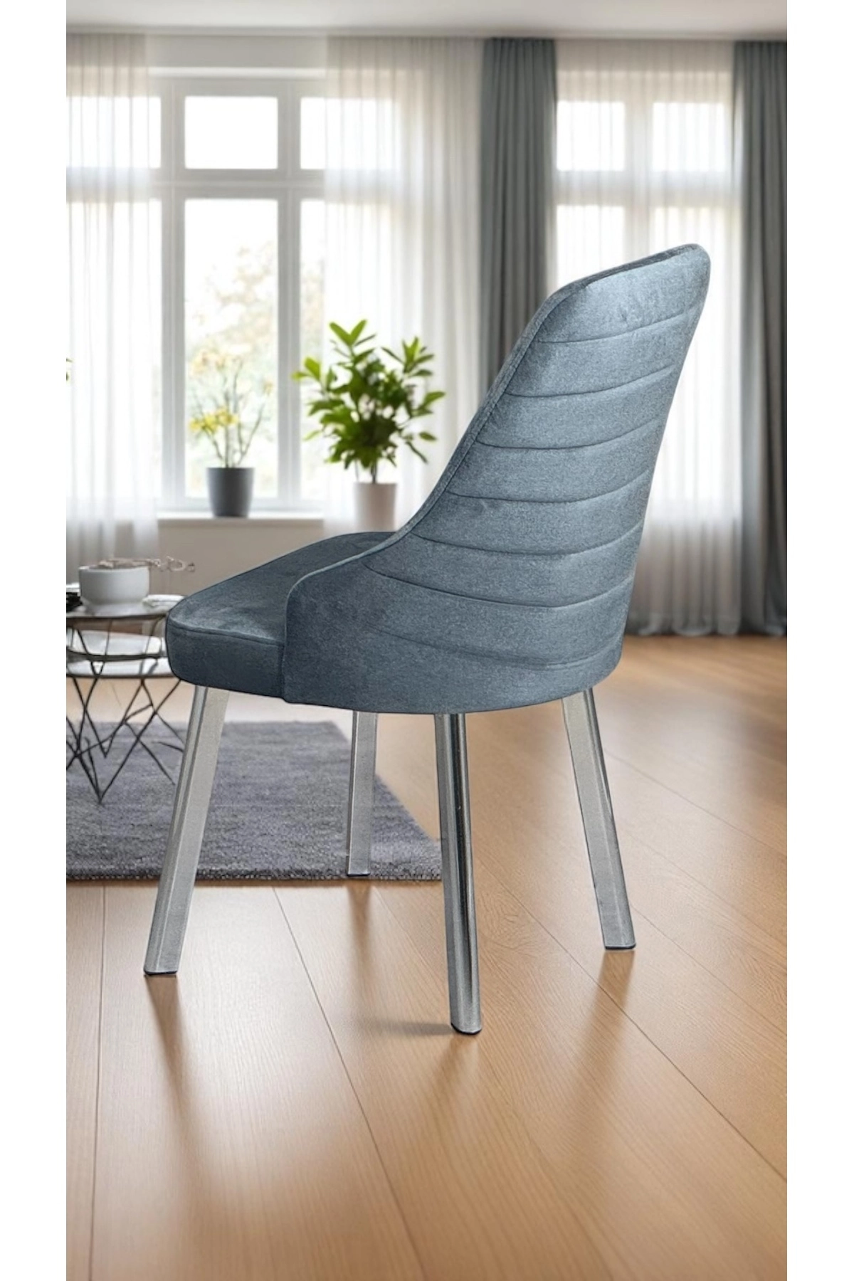 Erciyes Sandalye Mutfak Cafe Restaurant Proje Metal Lüks Sandalye-2