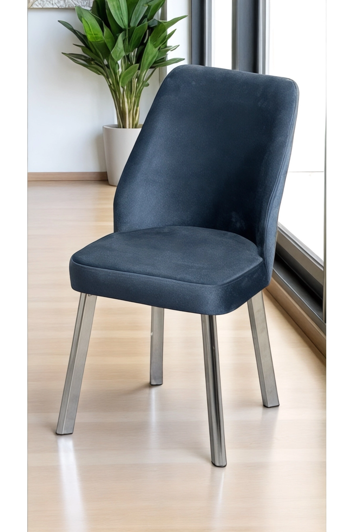 Leksus Sandalye Mutfak Cafe Restaurant Proje Metal Lüks Sandalye-1