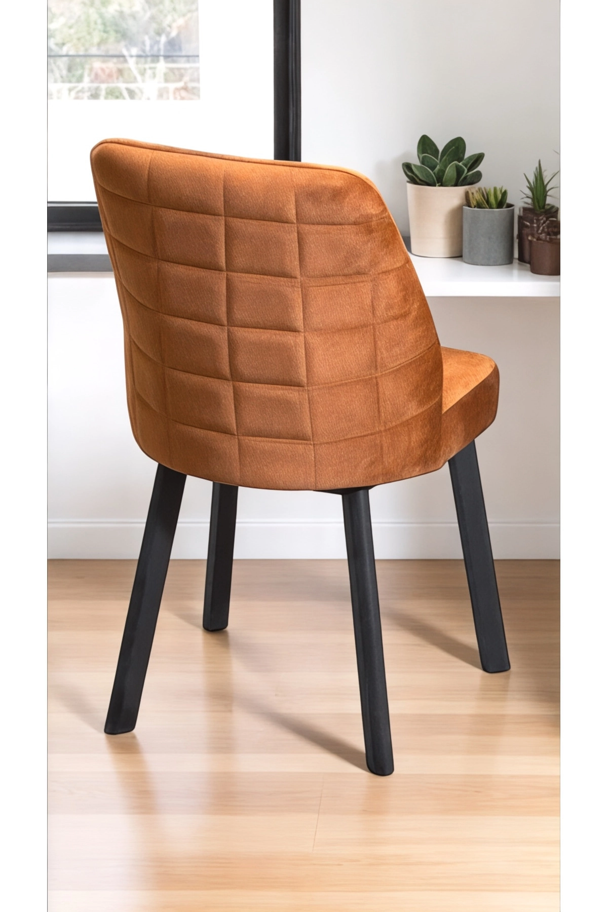 Leksus Sandalye Mutfak Cafe Restaurant Proje Metal Lüks Sandalye-2