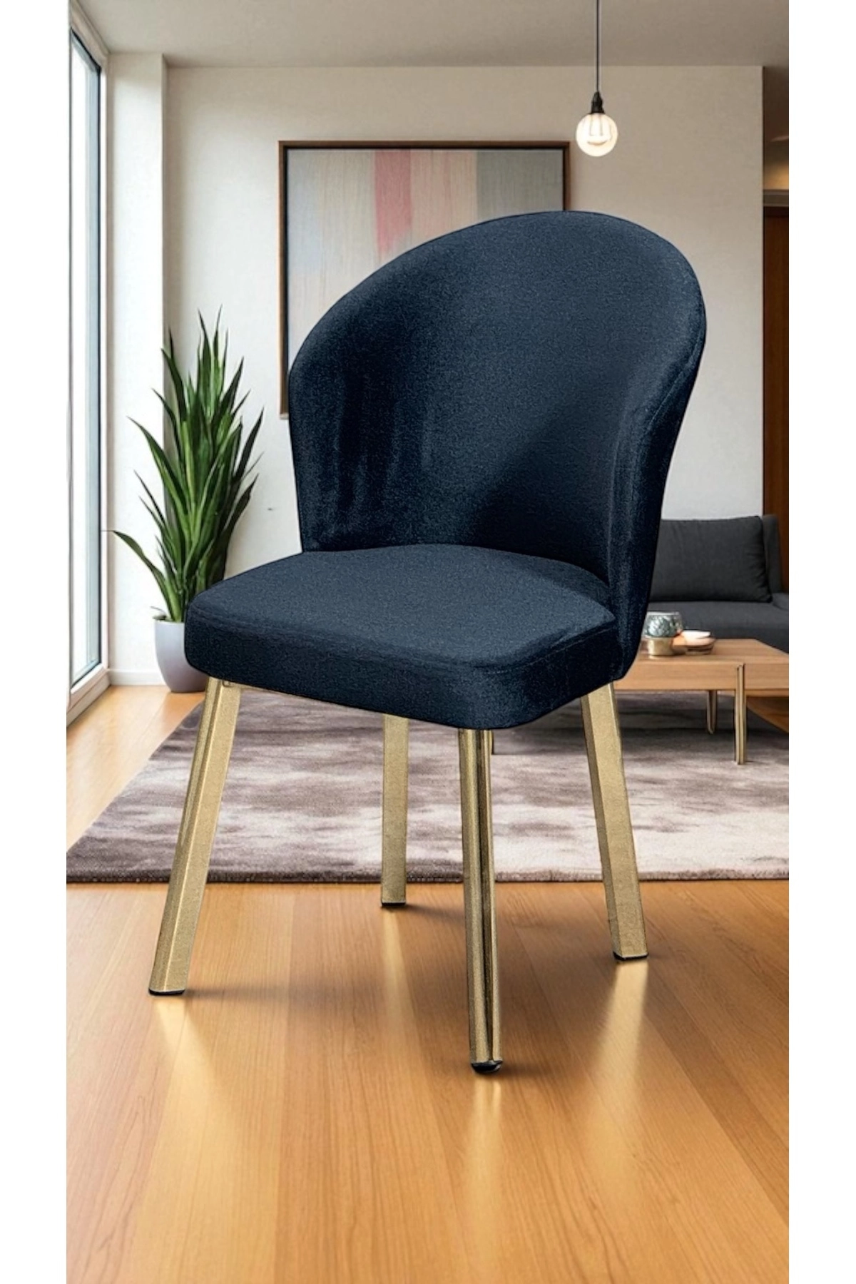 Midye Sandalye Mutfak Cafe Restaurant Proje Metal Lüks Sandalye-1