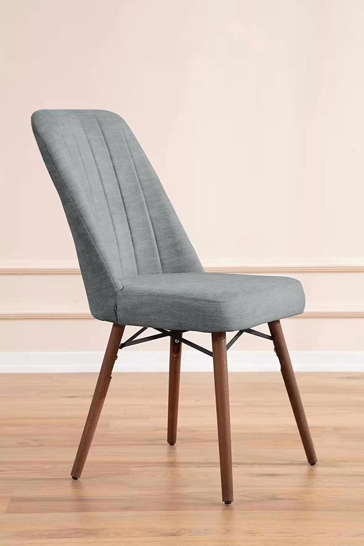 Mutfak Masası Takımı | 6 Kişilik Açılır Masa Sandalye Takımı | Yemek Masası | Masa Takımı - Gri-4