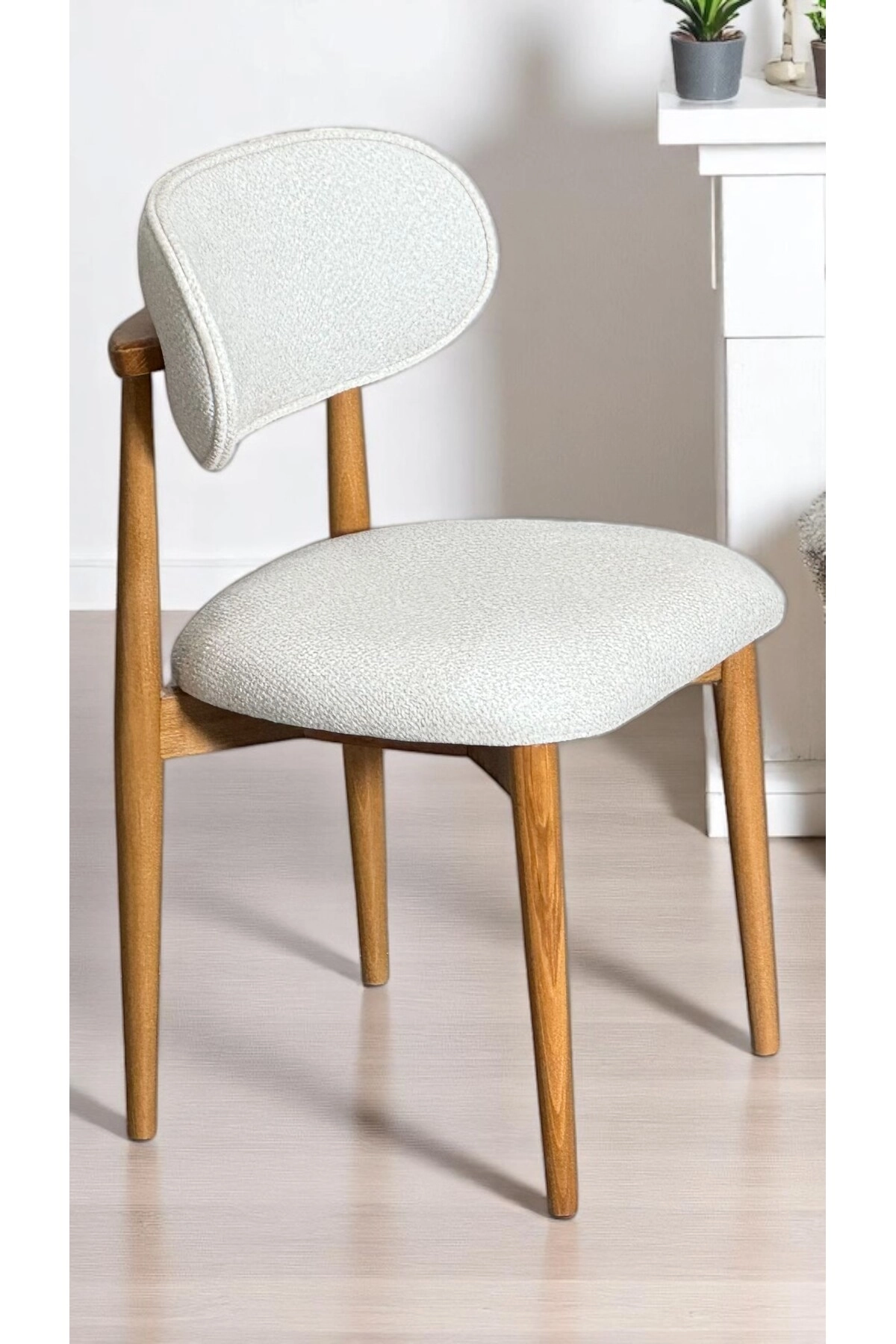 Polo Ahşap Sandalye 2 Adet Ahşap Mutfak Sandalyesi Salon Sandalyesi Yemek Masası Sandalyesi-2