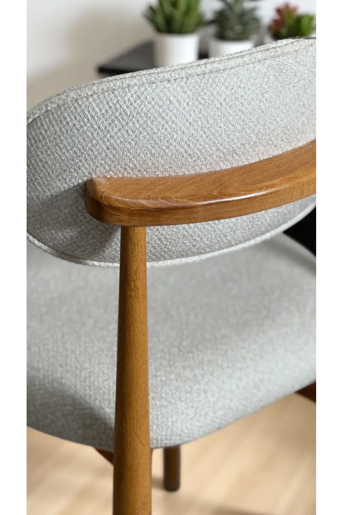 Polo Ahşap Sandalye 6 Adet Ahşap Mutfak Sandalyesi Salon Sandalyesi Yemek Masası Sandalyesi-4