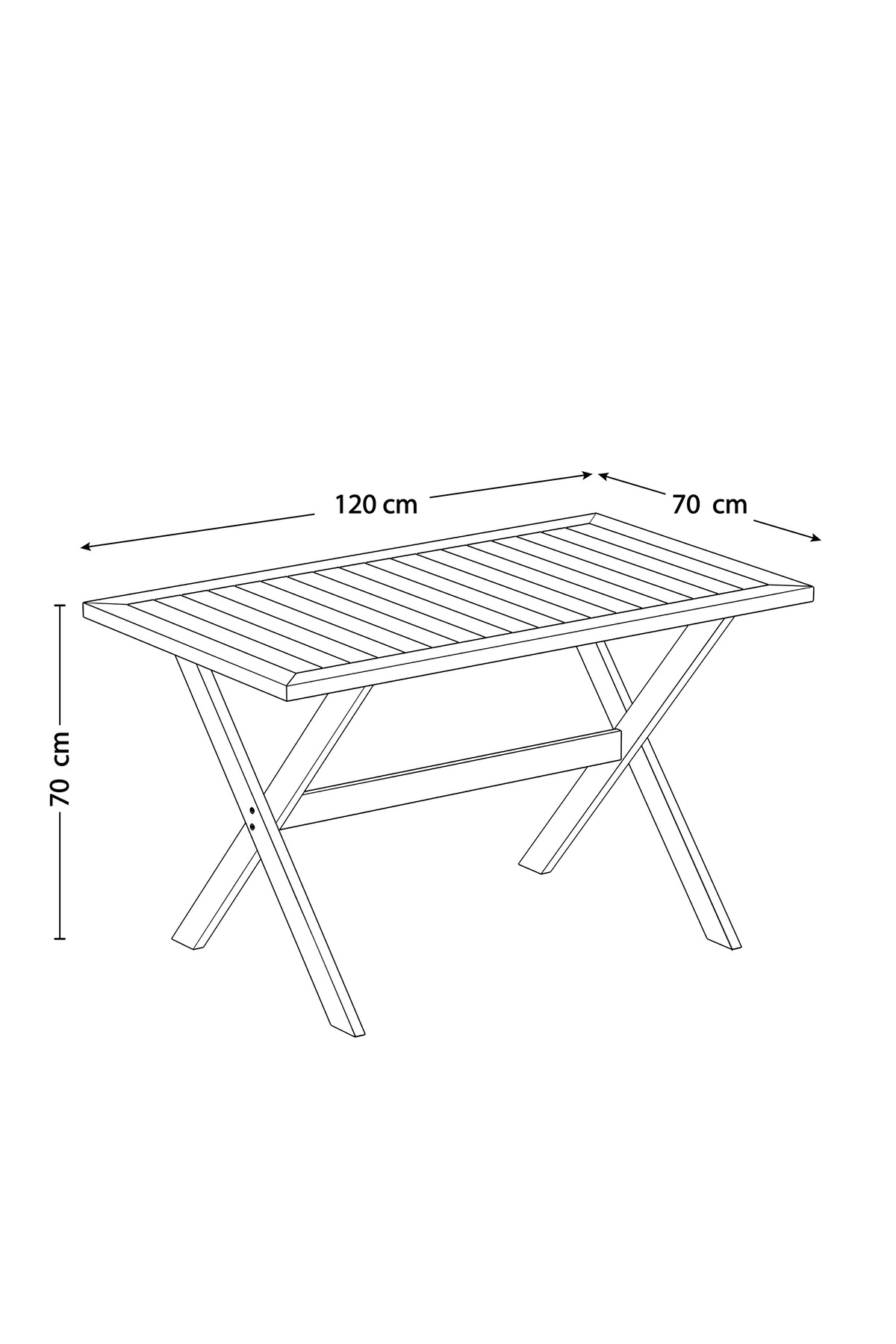 Preda Serisi Masif Fırınlanmış Gürgen Ahşap Bahçe Balkon Takımı 2+2+1+1+Masa-7