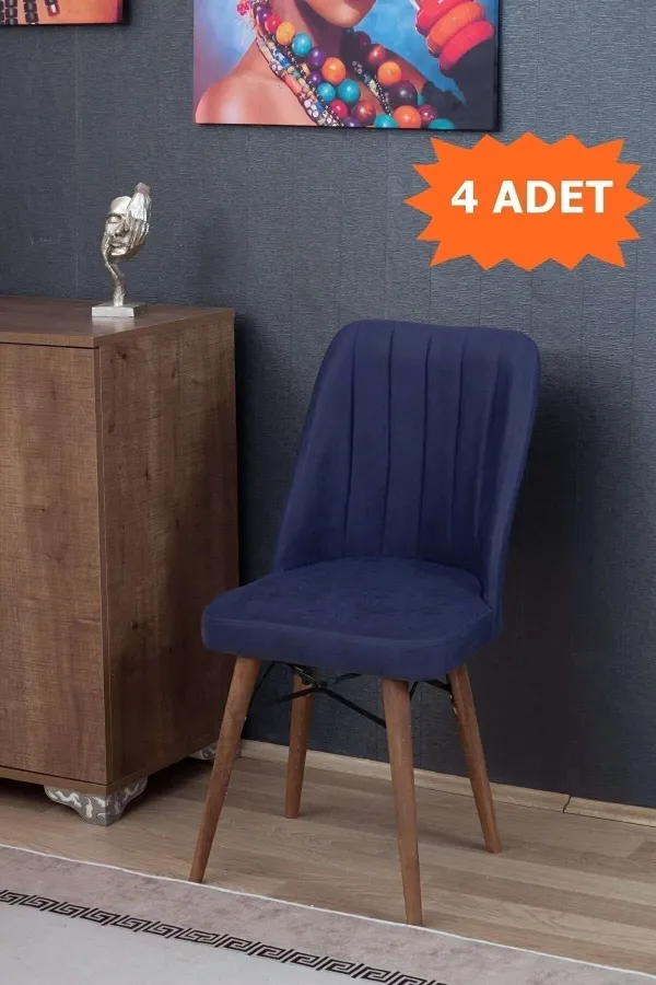 Armada Serisi 1.sınıf Yemek Odası Salon Cafe Mutfak Sandalyesi 4 Adet