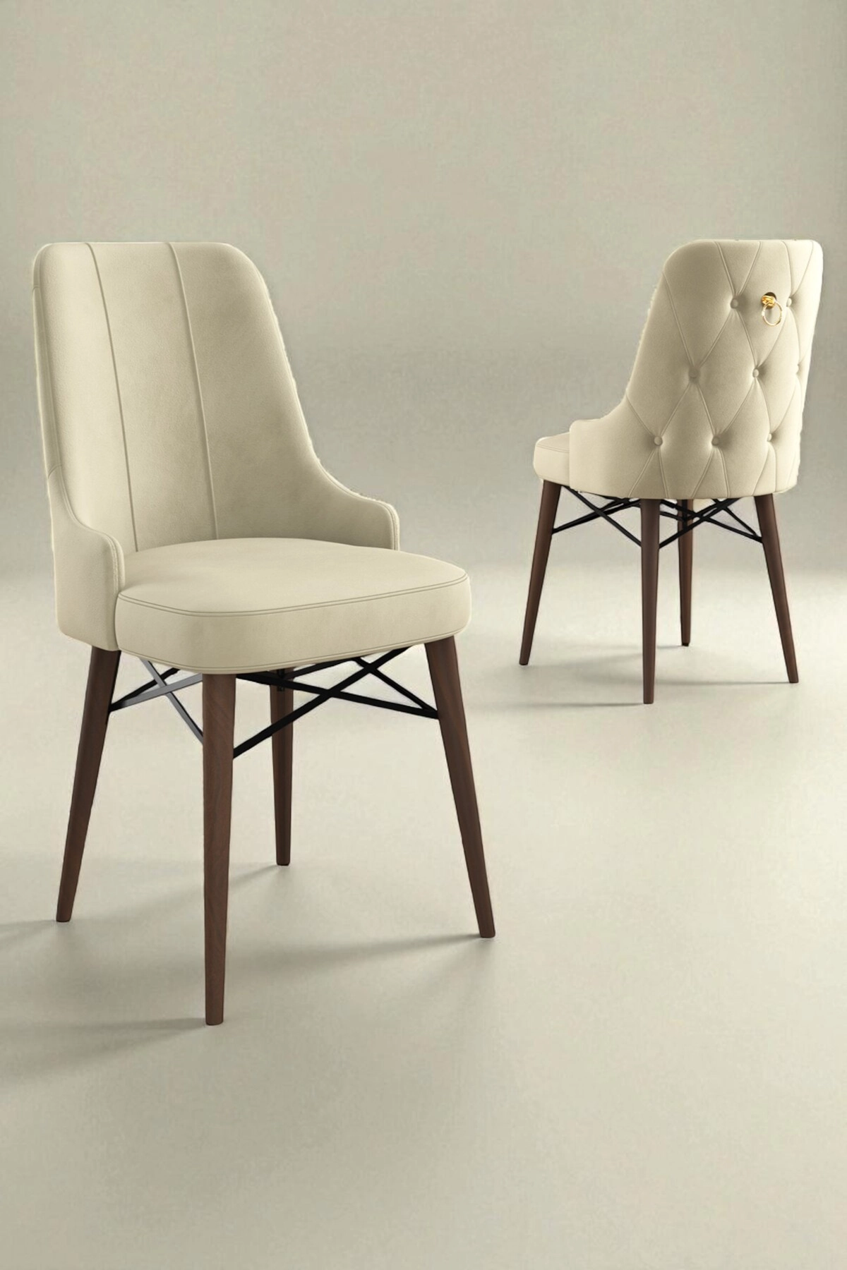 Şato Premium Serisi 1 Adet Papel Mutfak ve Yemek Odası Sandalyesi-1