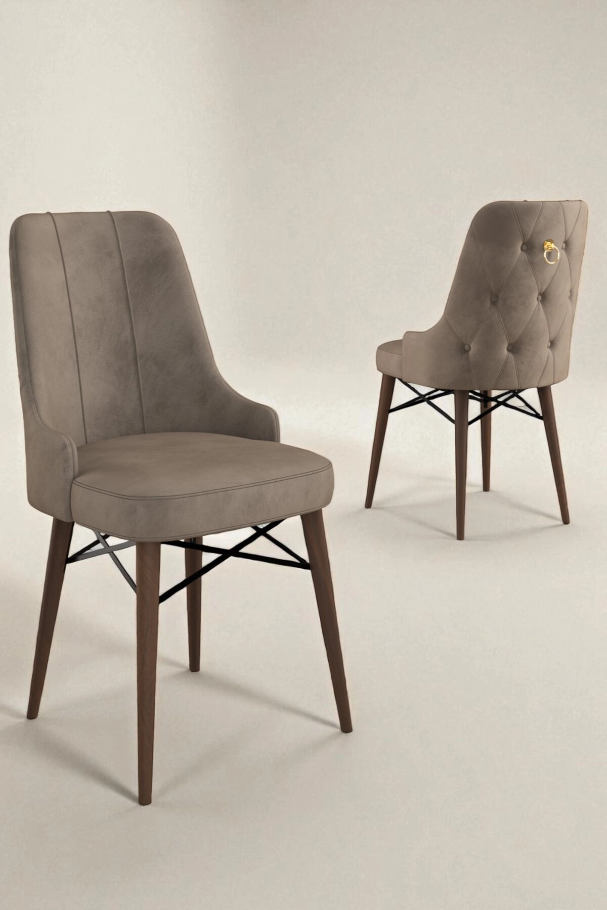 Şato Premium Serisi 1 Adet Papel Mutfak ve Yemek Odası Sandalyesi-1