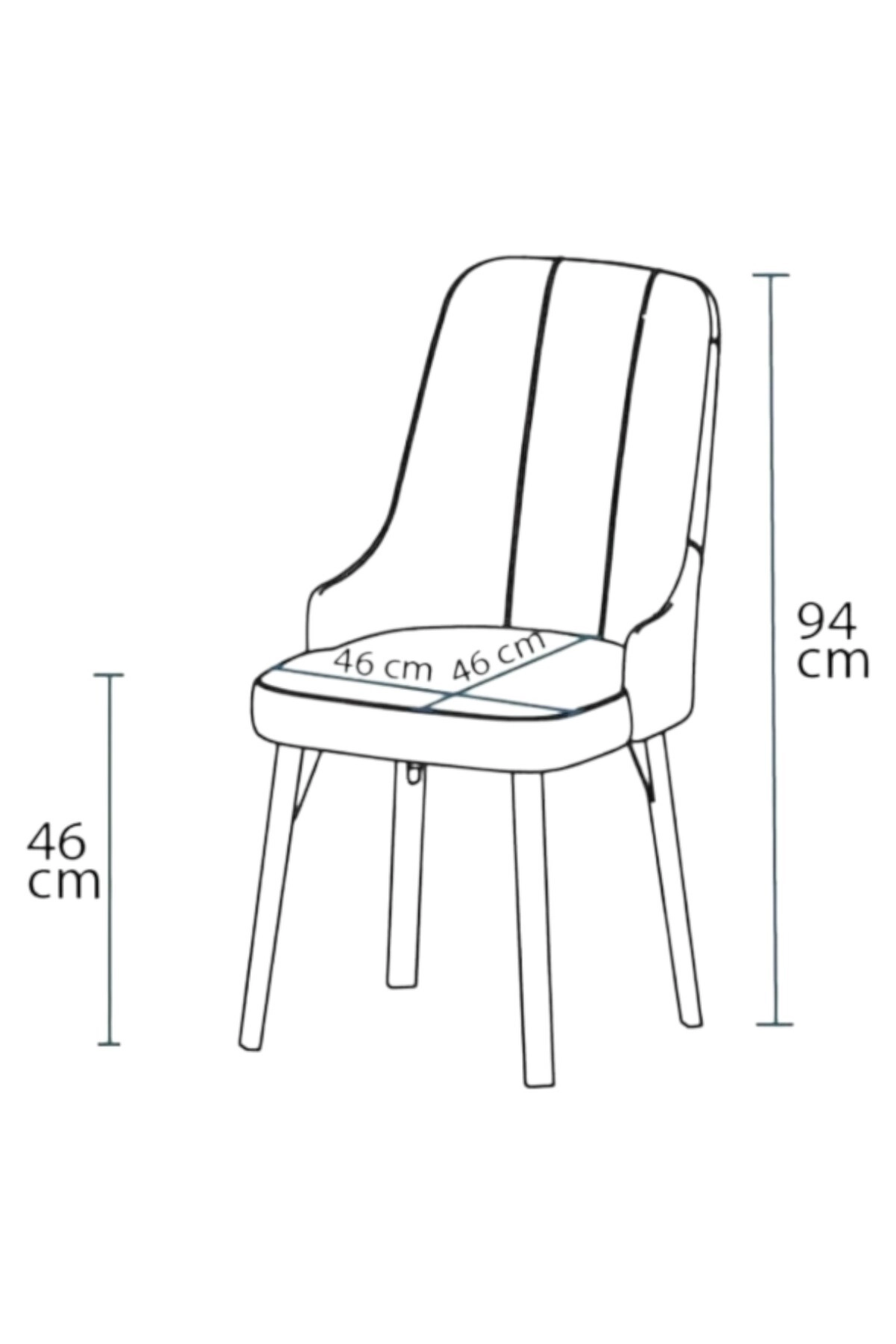 Still Beyaz Sunta 70x110 Sabit Mutfak Masası Takımı Beyaz Metal Ayak 4 Gri Sandalye-3