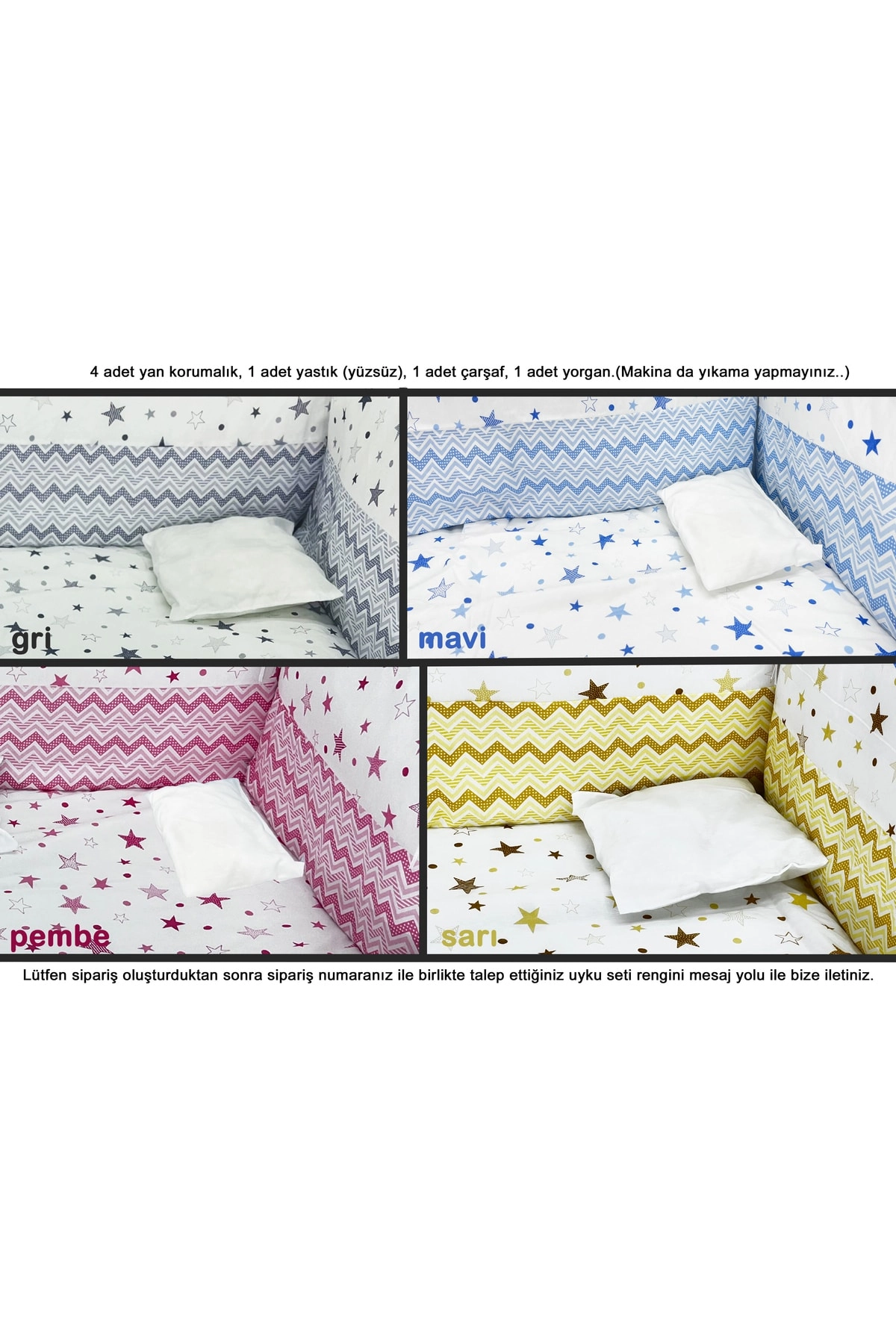 Uyku Setli, Yataklı, Mdf Korkuluklu, Anne Yanı, Çekmeceli, Büyüyen, Karyola Olabilen, Sallanır Beşik-3