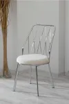 Yıldız 4lü Metal Tel Sandalye Mutfak Cafe Restoran Sandalyesi